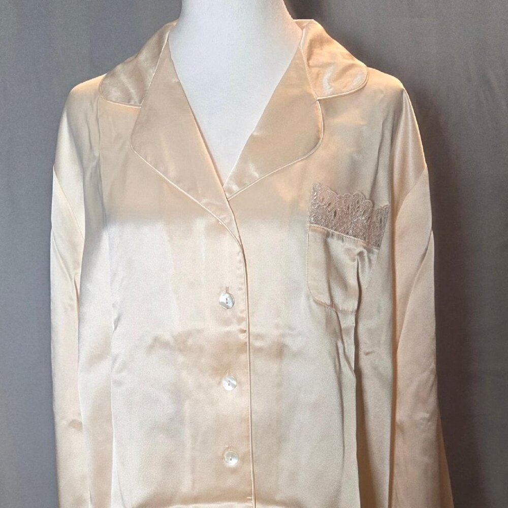 Luxury Ballet Silk Pajamas Set - Elegant & Comfortable Size XLP" New with tags